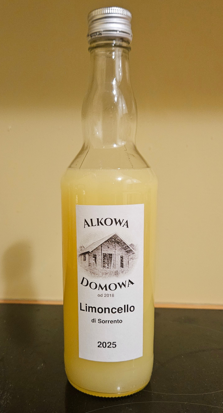 Butelka Limoncello